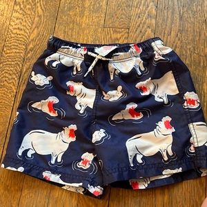 Boden hippo swim trunks